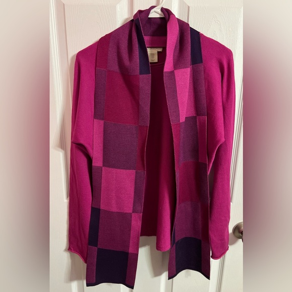 Beautiful Cynthia Rowley sweater with scarf - Picture 2 of 5